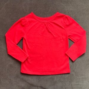 Girls 2T red shirt.
